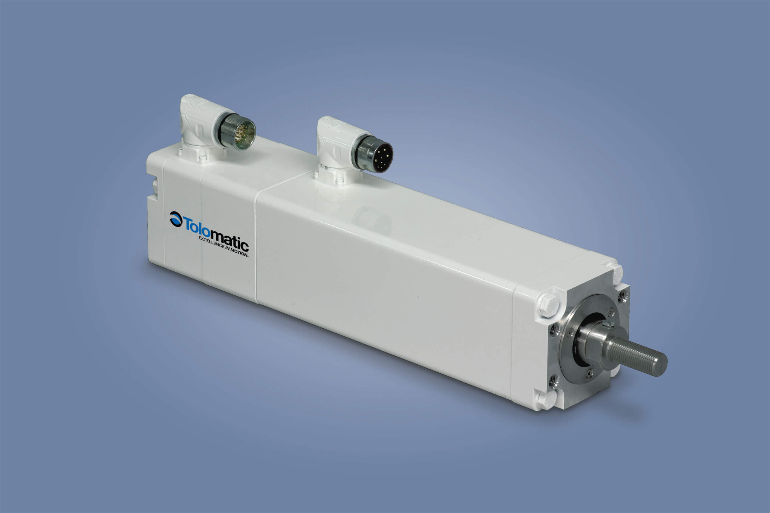 IMA linear servo actuuator with white epoxy